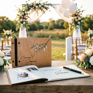 <span class=keywords><strong>Livre</strong></span> <span class=keywords><strong>d</strong></span>'<span class=keywords><strong>or</strong></span> de mariage en bois <span class=keywords><strong>d</strong></span>écoupé au laser personnalisé, album <span class=keywords><strong>photo</strong></span> rustique, album souvenir <span class=keywords><strong>d</strong></span>'anniversaire <span class=keywords><strong>pour</strong></span> la réception - Product Image 3