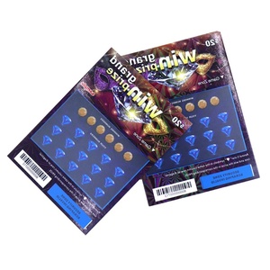 Impression de cartes à gratter pour loteries avec code de sécurité, impression CMYK - Product Image 4