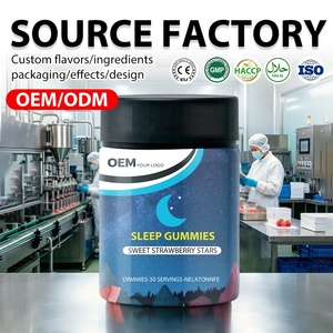 Gomitas Naturales para Dormir con 5-HTP, L-Teanina, Magnesio y Raíz de Valeriana, Sin Melatonina, Suplemento para Ayudar a Dormir, Venta al Por Mayor OEM - Product Image 1