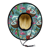 Sombrero De Paja De viaje Popular visera tropical OEM salvavidas sombreros De paja Sombrero De Paja