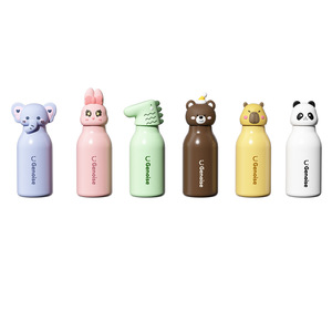 Botol Minum Anak Motif Kepala Hewan Lucu <span class=keywords><strong>Portable</strong></span>, Bahan Stainless Steel 316 Vacuum Insulated, Cocok untuk Kembali ke Sekolah dan Olahraga - Product Image 6