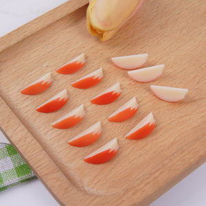 PVC mini simulated forked apple <b>slices</b> DIY simulated <b>cake</b> small fruit accessories miniature food toys apple <b>slice</b> wholesale - Product Image 4