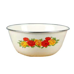 ชามเคลือบ, มีหลายสีและขนาด, หนาพร้อมฝาปิด, ชามก๋วยเตี๋ยวเคลือบทันที, ชามเคลือบ, ไข่ - Product Image 4