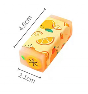 <span class=keywords><strong>Gomme</strong></span> à effacer en PVC promotionnelle, parfumée aux fruits, motif dessin animé, pour étudiants, papeterie créative, vente en gros - Product Image 6