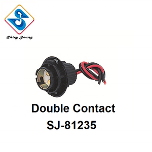 Đôi liên hệ với ổ cắm với mặt đất dây 2 pin tự động kết nối 1034 1154 1157 bóng đèn xe đèn ổ cắm - Product Image 2