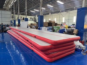 Cheerleanding Sport Gym Mat Air Tumble Track 8m Piste d'air gonflable pour la musculation - Product Image 2