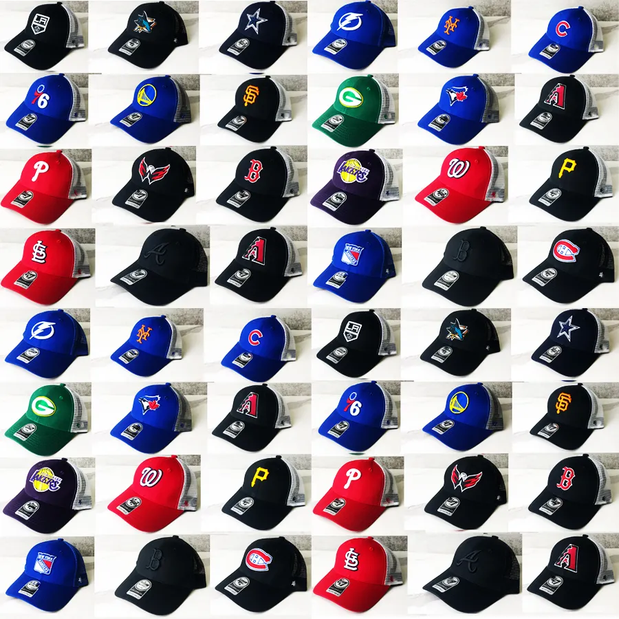 Topi bordir desainer terbaru 2024 topi katun murni topi baseball Trucker jala olahraga ketat