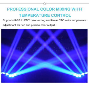 תאורת במה נעה מסוג <span class=keywords><strong>LED</strong></span> עם זום-ווש, בעלת 6 פיקסלים של 60W כל אחד, ברמה מקצועית, לאירועי הופעות, פסטיבלים ושידורים. - Product Image 4