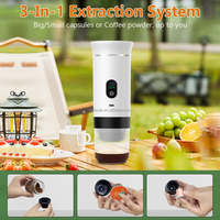 Nouvelle Cafetière Espresso Portable de Haute Qualité à Chauffage Rapide pour Voyage et Utilisation en Extérieur avec Étui de Transport