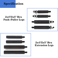 Kit d'outils de démontage d'extracteur de séparateur de roulements de type H, 14 pièces