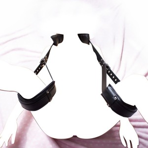 Bdsm <span class=keywords><strong>Bondage</strong></span> SM Sangle de contention pour les cuisses Esclave Collier Flirt Costume en cuir Jouets sexuels pour couples - Product Image 1