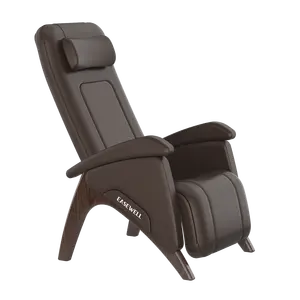 Chave massageadora shiatsu de gravidade zero, cadeira para massagem caseira com controle e descanso para braço de madeira