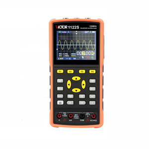 Osciloscopio y Multímetro Portátil VICTOR 1122S de 60MHz con Pantalla de 6000 Lecturas, Generador de Señales 3 en 1 - Product Image 1
