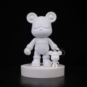Prix de gros d'usine Fluide Cool Ours Folk Art Modèle Creative <span class=keywords><strong>Peinture</strong></span> Ours Blanc Embryon Vinyle avec Pigment - Product Image 4