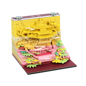 Bloc <span class=keywords><strong>de</strong></span> notas <span class=keywords><strong>de</strong></span> escultura <span class=keywords><strong>de</strong></span> <span class=keywords><strong>papel</strong></span> <span class=keywords><strong>de</strong></span> construcción <span class=keywords><strong>de</strong></span> punto <span class=keywords><strong>de</strong></span> referencia <span class=keywords><strong>de</strong></span> ciudad 3D pequeña personalizable, regalo <span class=keywords><strong>de</strong></span> recuerdo <span class=keywords><strong>de</strong></span> notas cortadas pequeñas - Product Image 1