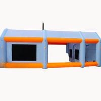 Promotion : Cabine de peinture gonflable portable, salle de pulvérisation sans poussière, tente de stockage pour voitures avec souffleur d'air pour la peinture en extérieur