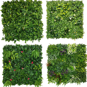 Panneaux muraux de haie de <span class=keywords><strong>buis</strong></span> artificiels Toile de fond Verdure murale Protection UV pour la confidentialité Clôture Jardin Extérieur Mariage - Product Image 1
