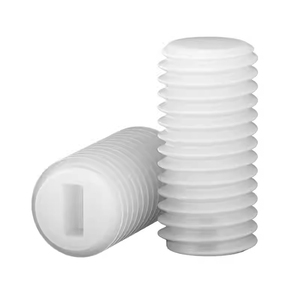 Viti a punto piatto con scanalatura in Nylon isolate con viti senza testa per apparecchiature elettriche M3 M4 M5 M6 M8 M10 M12 - Product Image 3
