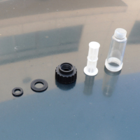 Filtre à eau d'entrée de nettoyeur haute pression avec filtre à mailles en nylon à filetage femelle mâle de 3/4"