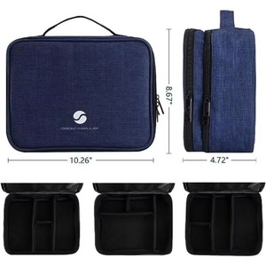 Bolsa de Almacenamiento de Cables de Doble Capa para Cables, Cargadores y Baterías Externas, Regalos Tecnológicos de Viaje, Fábrica con Certificación BSCI - Product Image 4