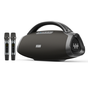 Boombox portátil de gran potencia IPX6 para exteriores, altavoz inalámbrico con Bluetooth, con dos micrófonos, D20, 200W, novedad de 2017 - Product Image 1