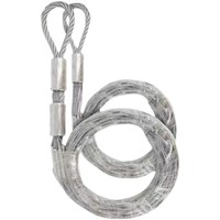 Poignée de traction de câble de galvanisation à tête unique 15-20mm couverture de filet en acier lisse pour fils et câbles