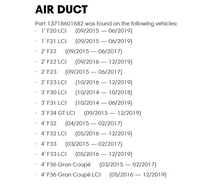 Tuyau d'admission turbo B58 Gen1 amélioré JUXING KD1099BK pour F20/F21/F22/F23 M140i/M240i F30-F34 340i/440i 3.0L (2014-2019) Universel