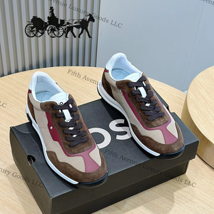 Zapatillas Deportivas Bos Men con Diseño de Parches, Ligeras, Casuales, Estilo Ejecutivo, Cuero Genuino de Alta Calidad, TPU, Moda Actual - Product Image 4