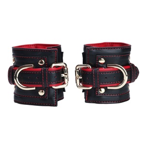 Esposas de Cuero DOGLOV, Acolchadas y con Bloqueo, Restricciones para Muñecas, Equipo de Bondage BDSM, Esposas Fetichistas, Juguetes Sexuales para Parejas - Product Image 3