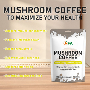 Custom Mushroom Coffee Powder <b>Herbal</b> <b>Supplement</b> with Cordyceps Energy and Immune Support 100% Natural Coffee Powder Drink - Product Image 2