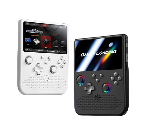 Newest H5 Handheld Video Game Console 5-inch IPS Large Screen Built-in 4000mAh Battery 15000+ Games Wi-Fi 64GB Linux OS Rockchip