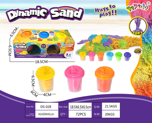 Juego de Arena Mágica Dinámica al por Mayor, Arena Dinámica Elástica No Tóxica con Moldes de Animales, Juguete Educativo Sensorial para Niños - Product Image 5