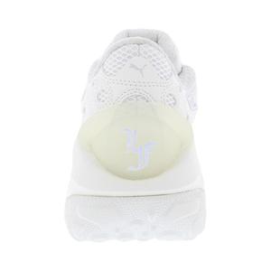 Zapatillas Puma La France <span class=keywords><strong>RNR</strong></span> GS para Niño, Color Blanco con Detalles Plateados, Estilo Baloncesto - Product Image 3