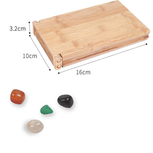 Di alta qualità portatile pieghevole in legno di bambù scacchi <span class=keywords><strong>Mancala</strong></span> giochi da tavolo Set con pietre <span class=keywords><strong>Mancala</strong></span> di vetro - Product Image 6