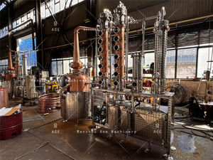 Alambic à alcool en cuivre Ace 300L, machine à fabriquer du whisky, composant principal du moteur, colonne <span class=keywords><strong>de</strong></span> distillation <span class=keywords><strong>de</strong></span> gin, alambic certifié CE - Product Image 5