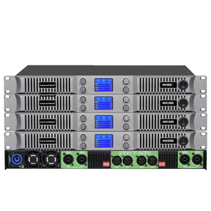 Amplificador de Potencia Profesional Clase D Paulkitson NX4 4X2000W 8 Ohm de Metal para Subwoofer y Altavoz - Product Image 1