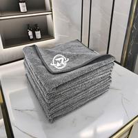 Chiffonnette de nettoyage auto en microfibre tricotée chaîne, écologique, super absorbante et sans peluches, prix de gros pour détaillants et supermarchés