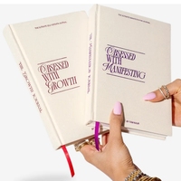 Journal de réflexion en tissu de lin personnalisé, planificateur quotidien d'affirmations et de gratitude pour l'auto-soin, journal inspirant pour l'auto-prise en charge