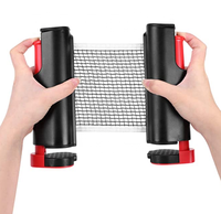 Filet de Ping-Pong rétractable, avec poste de Tennis de Table, Portable, pour l'intérieur et l'extérieur, à domicile, pièces de rechange, accessoires de sport