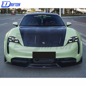 Capot en fibre de carbone sèche style GT pour Porsche Taycan 4S Turbo S Capot avant - Product Image 2