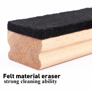 Foska Premium <span class=keywords><strong>feutre</strong></span> tableau noir gomme sans poussière bois tableau gomme tableau noir gomme avec épaissir 26mm manche en bois - Product Image 5