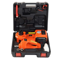 Kit de cric électrique pour voiture 3 en 1, portable, 5 T, 12V, 5 tonnes, avec pompe à air et clé à chocs Eclctric