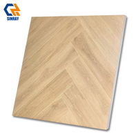 Carreaux muraux antidérapants modernes rustiques à texture bois - 10 mm d'épaisseur, finition mate, résistants à l'usure pour salle de bain et villa