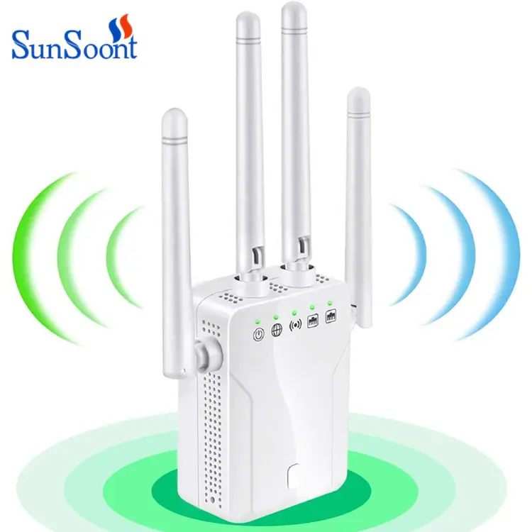 5Ghz WiFi 1200mbps Range Home Wireless Signal Amplifier Booster Wifi Repeater Extender