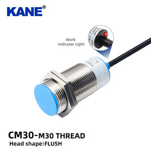 KANE CM30 Flush NPN PNP NO NC LJ M8 M12 M18 M30 1-30mm Tipo de 3 cables Distancia de detección Interruptores de <span class=keywords><strong>sensor</strong></span> de proximidad inductivo de metal - Product Image 1