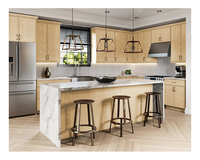 Armoire modulaire personnalisée professionnelle Allure Cuisine Armoire prête à assembler pour meubles de maison
