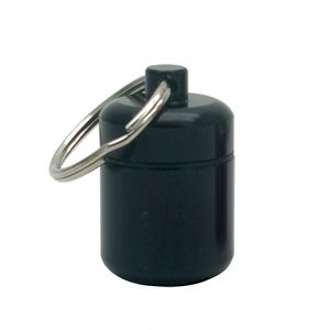 Custom Logo Aluminum Pill Bottle <b>Box</b> Min Aluminum Pill Container Holder Metal Pill <b>Box</b> Case 27x42mm - Product Image 2