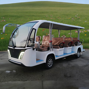 White doorless bus 5 <b>rows</b> flexible and customizable - Product Image 1