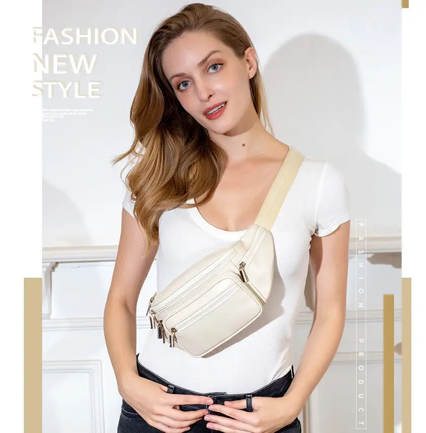 Изготовленная на заказ кожаная женская модная сумка, забавная нагрудная сумка, поясная сумка для женщин