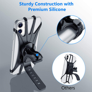 <span class=keywords><strong>Soporte</strong></span> Universal Flexible de Silicona para Teléfono de Bicicleta con Rotación de 360 Grados <span class=keywords><strong>Soporte</strong></span> Universal para Teléfono Móvil para Motocicleta y Ciclismo - Product Image 2